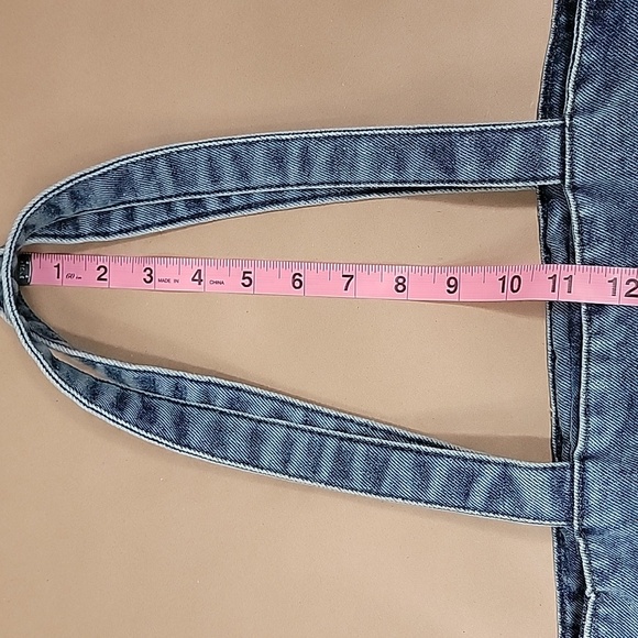 BDG Logo Washed Denim Tote Bag, Gently Used Condition - Picture 9 of 11